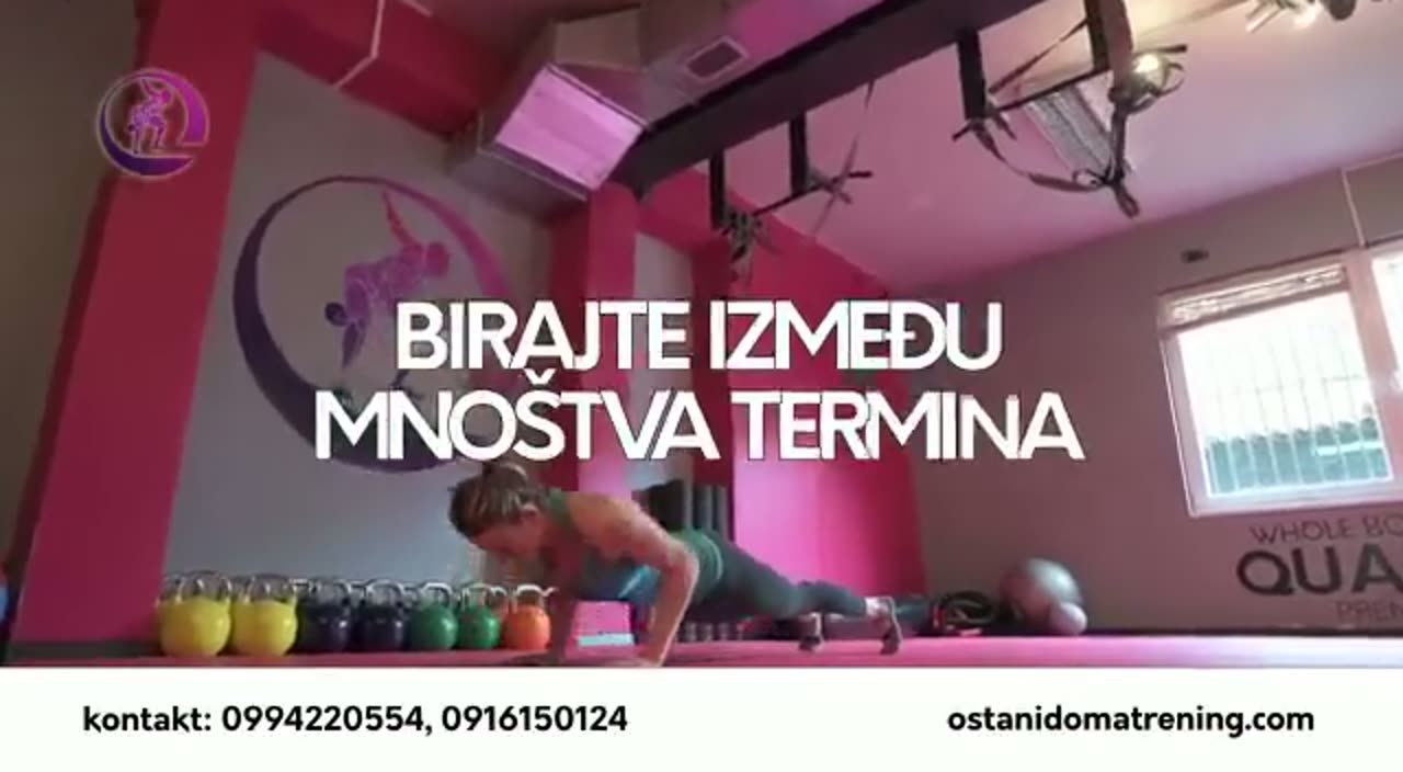 Quantum vježbe D — snimka iz Quantum premium gyma